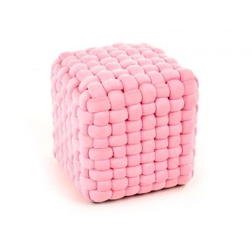 Poef Rubik Roze 35cm