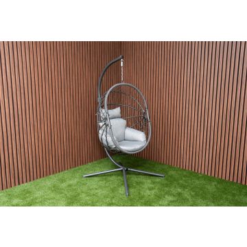 Hangstoel SensLine Lisa Relax Antraciet (Hangei incl. standaard) - 34550-B