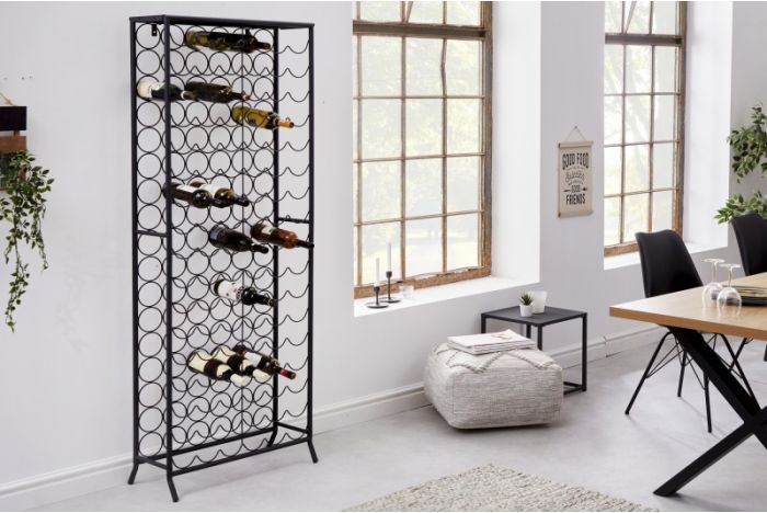 Wijnrek Storage Metaal Zwart 182cm online bestellen / Ventura Design Ventura Design